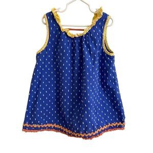 Matilda Jane Wheelbarrow Race Visit Tunic Top Size 8